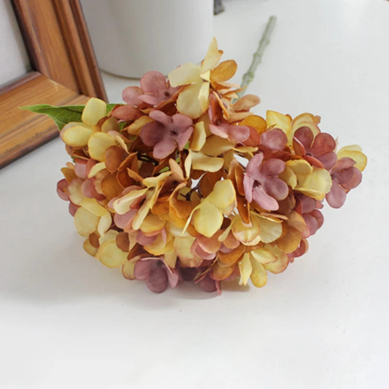 Silk Hydrangea Vase