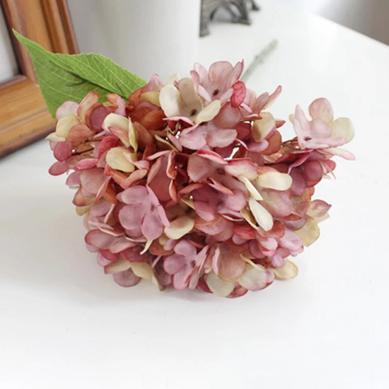 Silk Hydrangea Vase