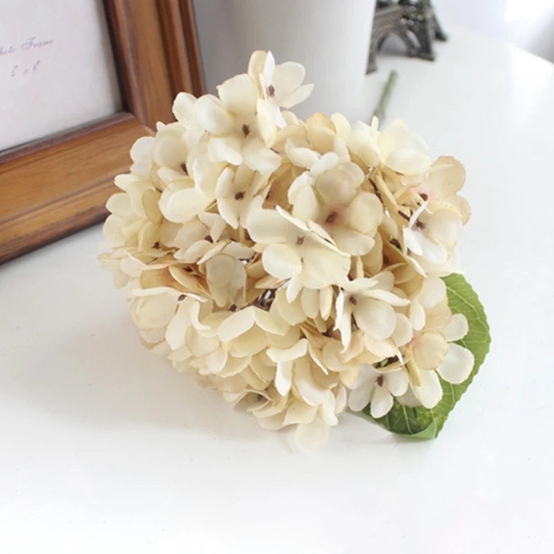 Silk Hydrangea Vase