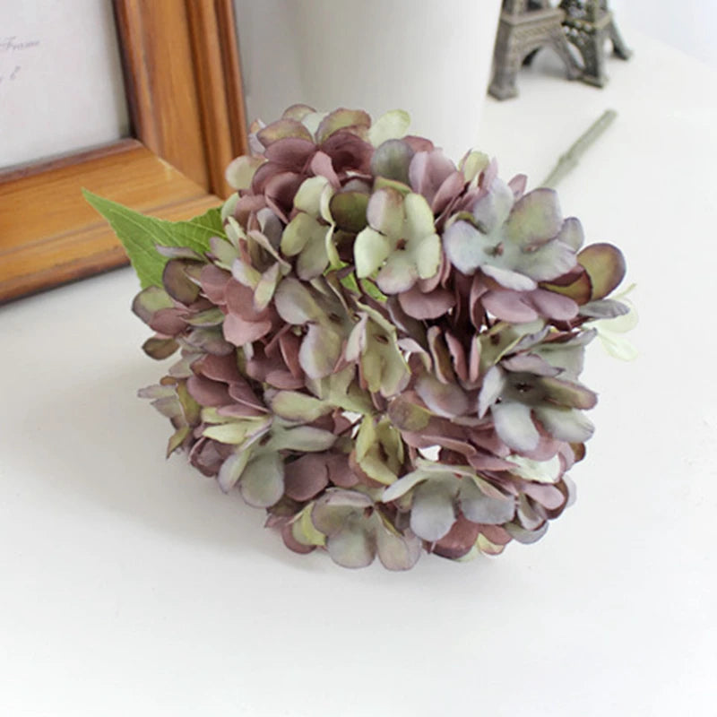 Silk Hydrangea Vase