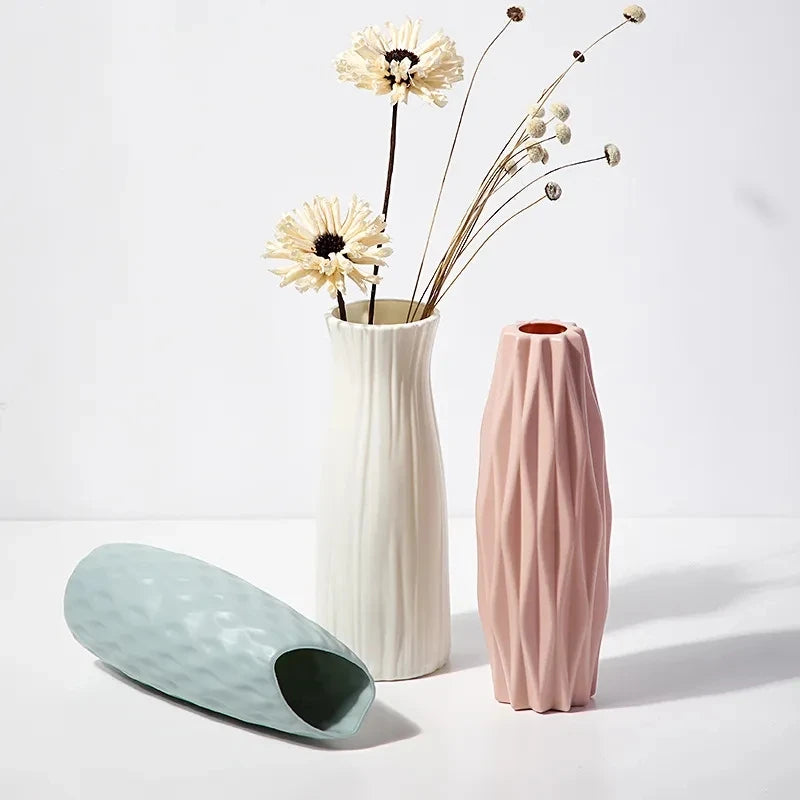 Nordic plastic vase