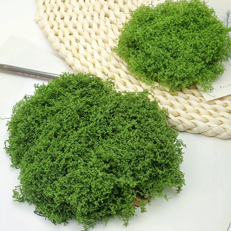 Polyester Moss Grass Decoration
