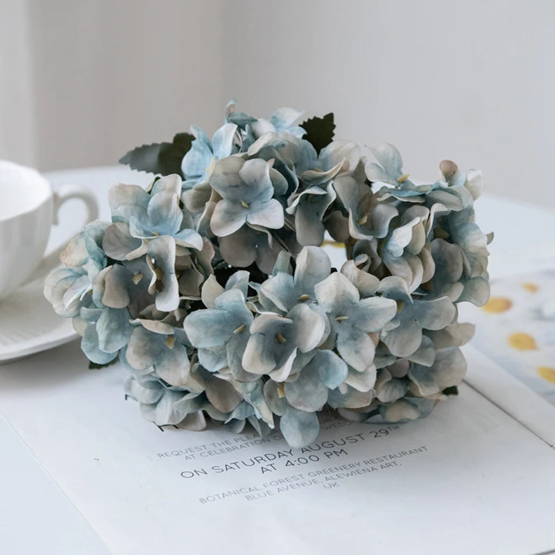 Silk Hydrangea Vase