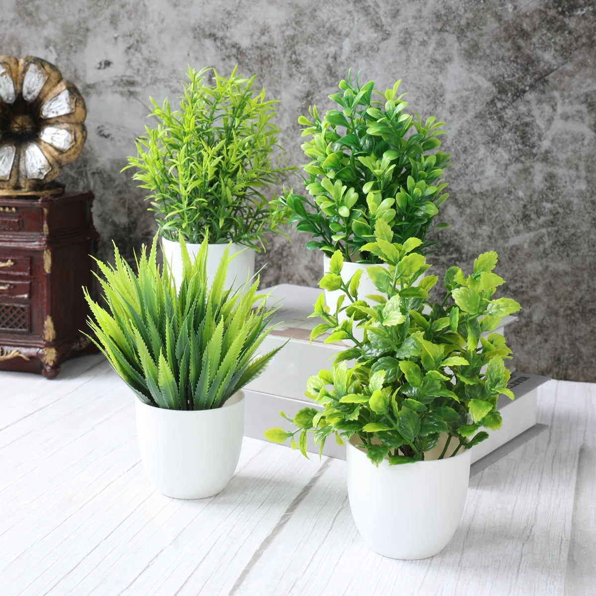 Tree Grass Plant Pot Ornament