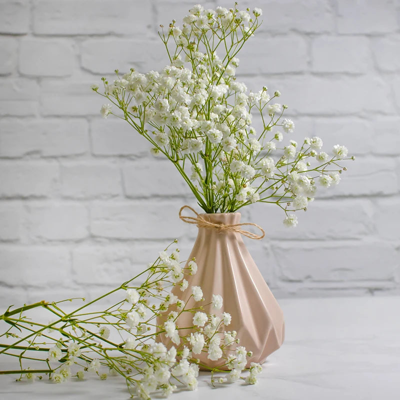 White Artificial Flowers Wedding Bouquet