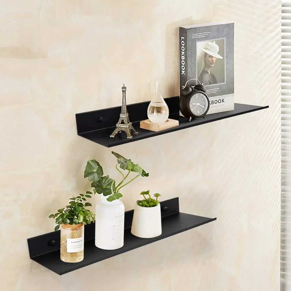 Floating shelves without drilling
