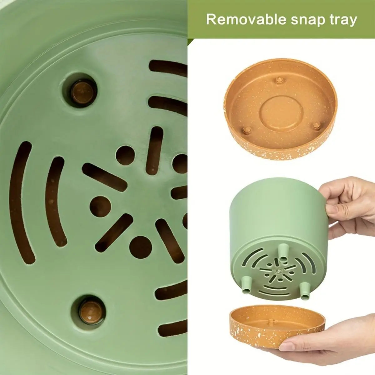 Flowerpot Removable Bottom