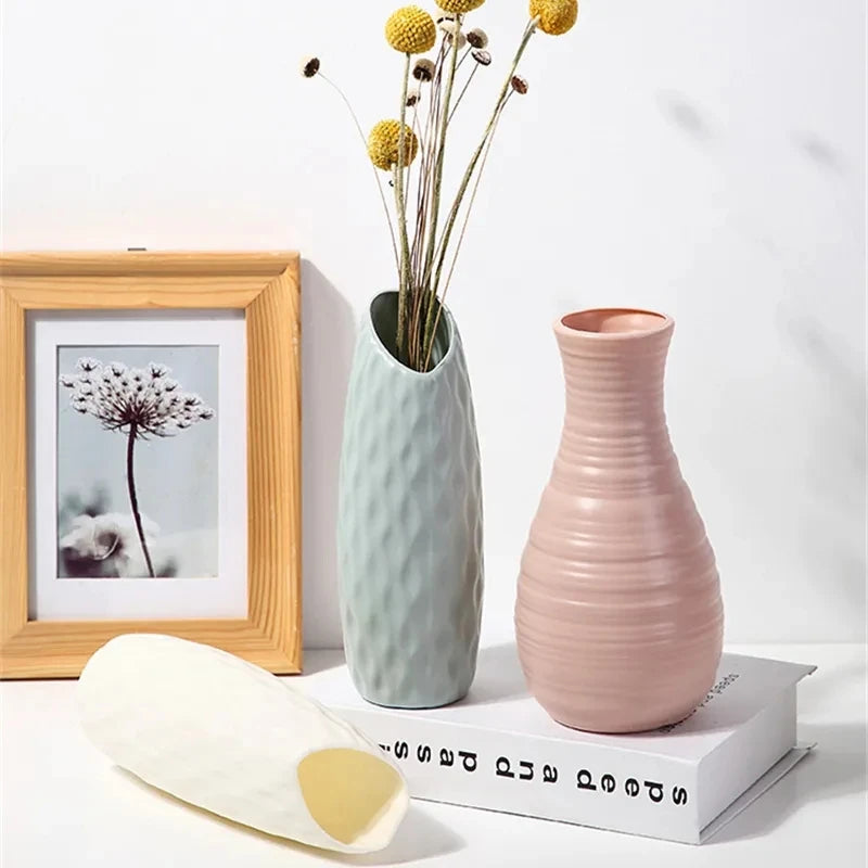 Nordic plastic vase