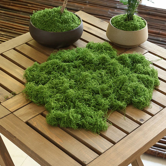 Polyester Moss Grass Decoration