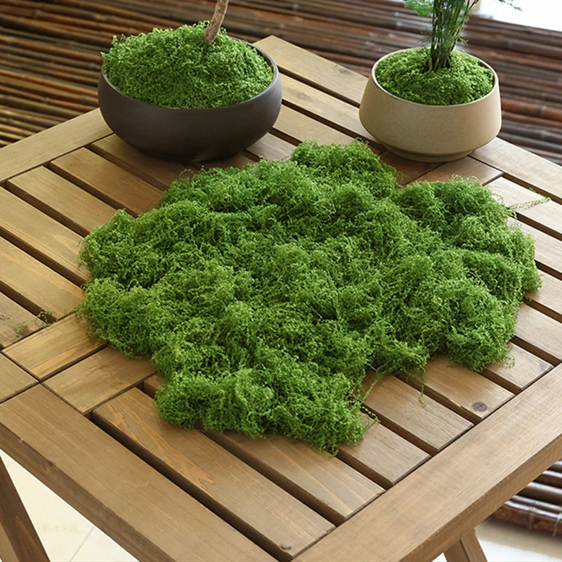 Polyester Moss Grass Decoration