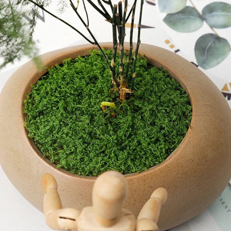 Polyester Moss Grass Decoration