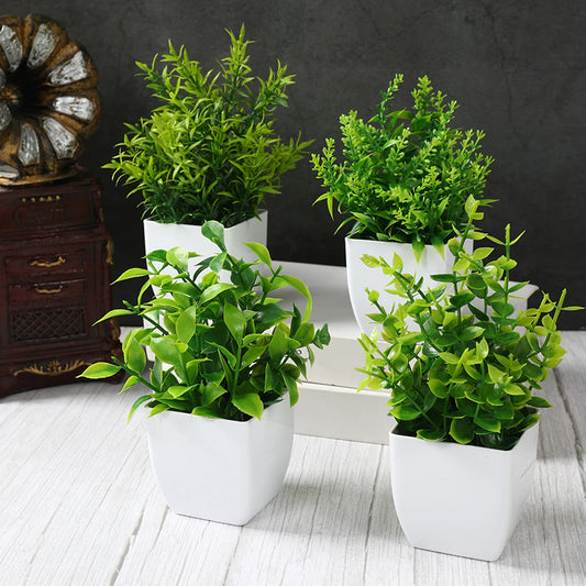 Tree Grass Plant Pot Ornament