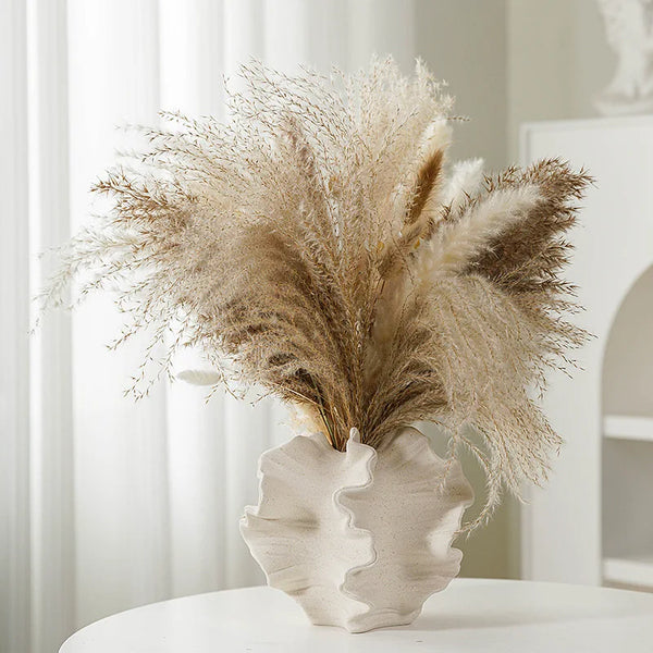 Nordic capiron ceramic coral vase
