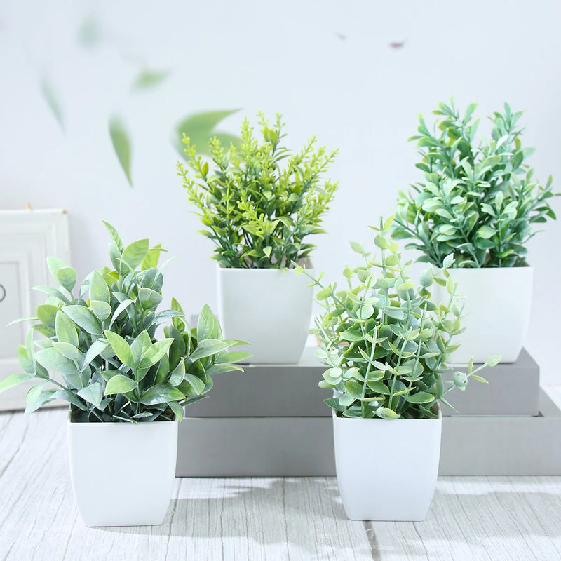 Tree Grass Plant Pot Ornament