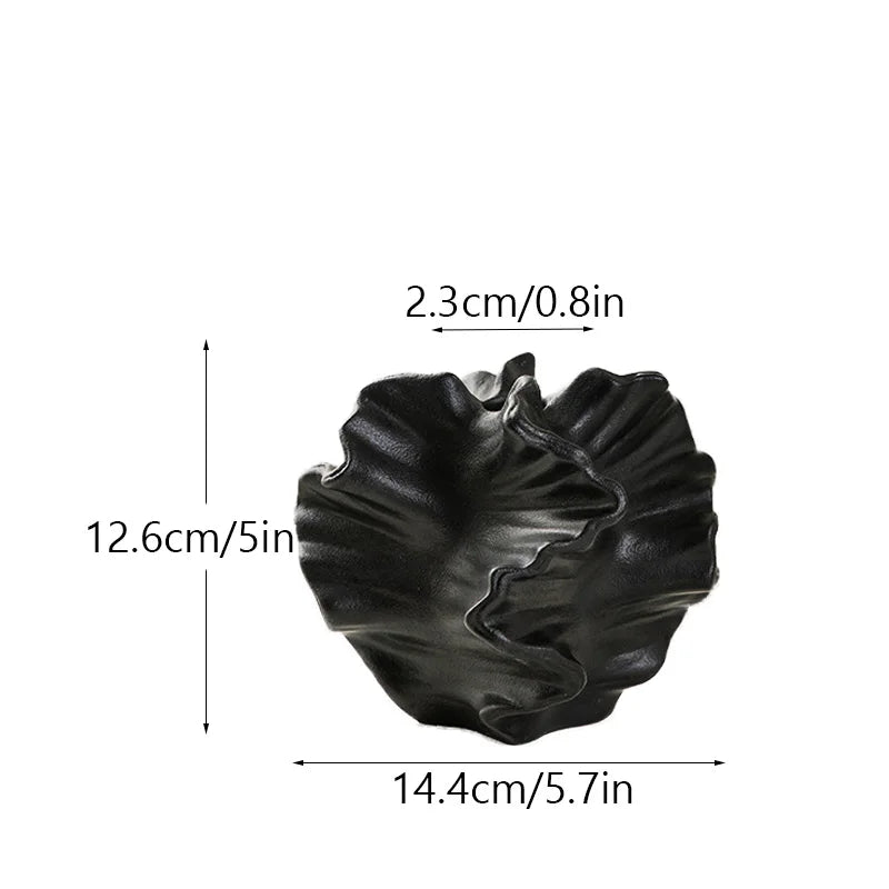 Nordic capiron ceramic coral vase
