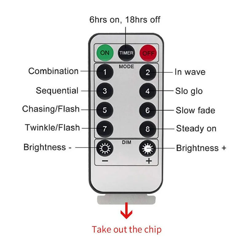 12 green fake leaves garland plant with LED