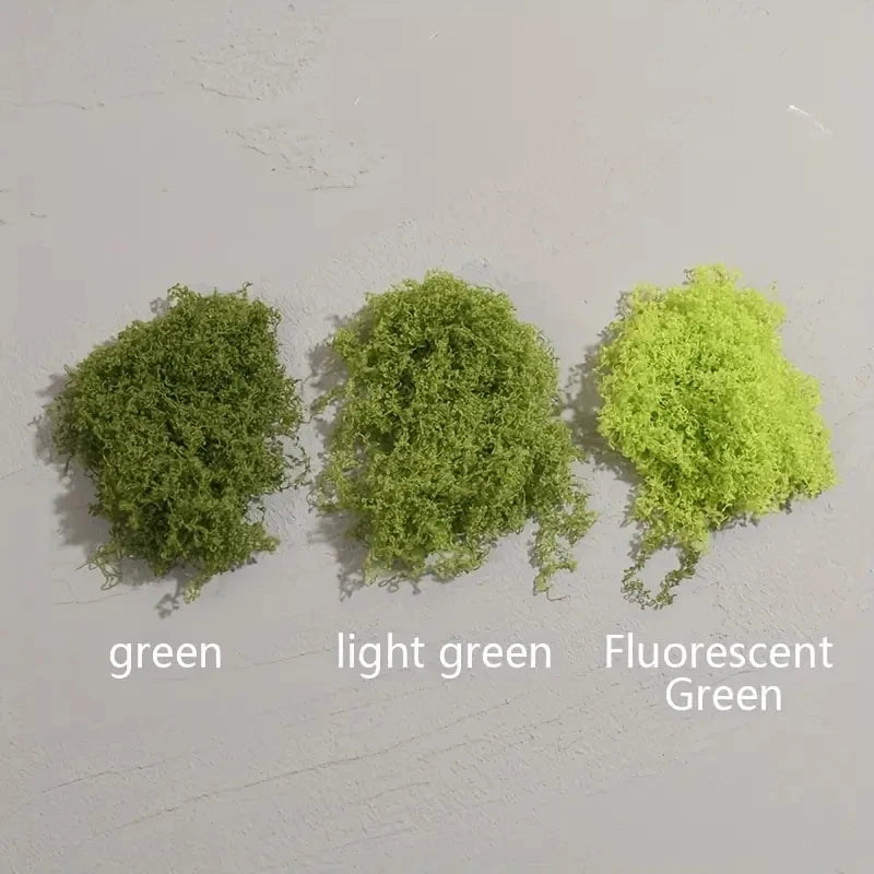 Polyester Moss Grass Decoration